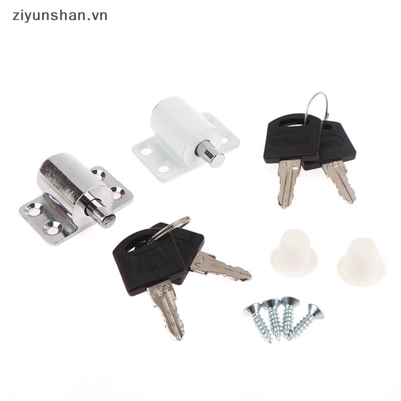 Bộ Khóa Cửa Trượt + 2 Chìa Khóa Bảo Vệ An Toàn Chống Trộm Cho Bé