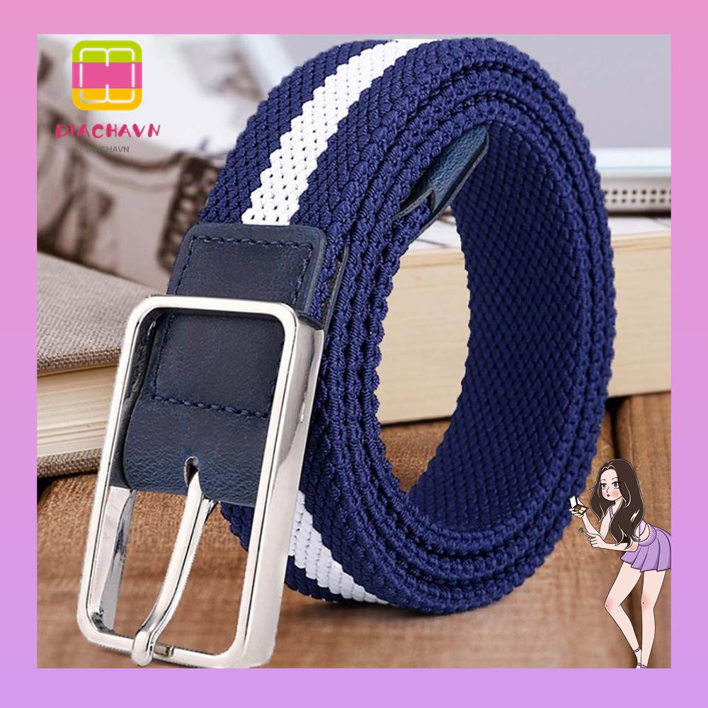 DIACHAVN Thắt Lưng Bện Dây Co Giãn Nhiều Màu Sắc Thời Trang