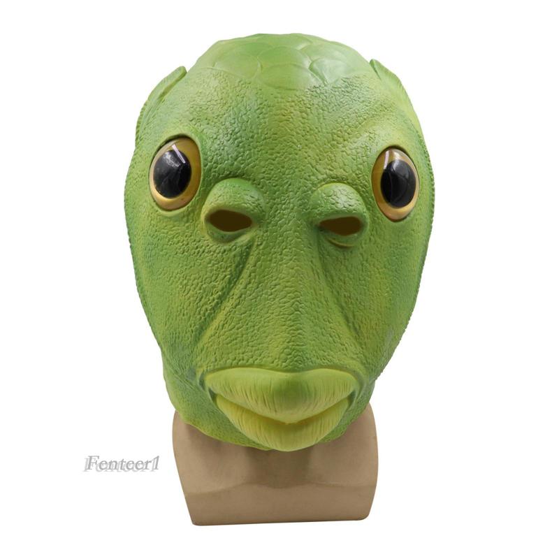 [Fenteer1] Băng Đô Hình Đầu Cá Vui Nhộn Cho Dịp Halloween