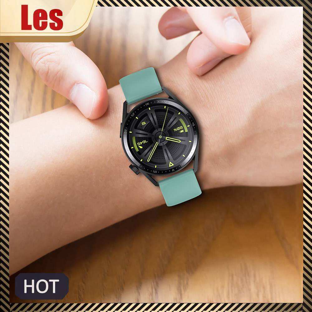 Dây Đeo Đồng Hồ Thể Thao Bằng Silicone Mềm 22mm Cho Huawei GT3 GT2