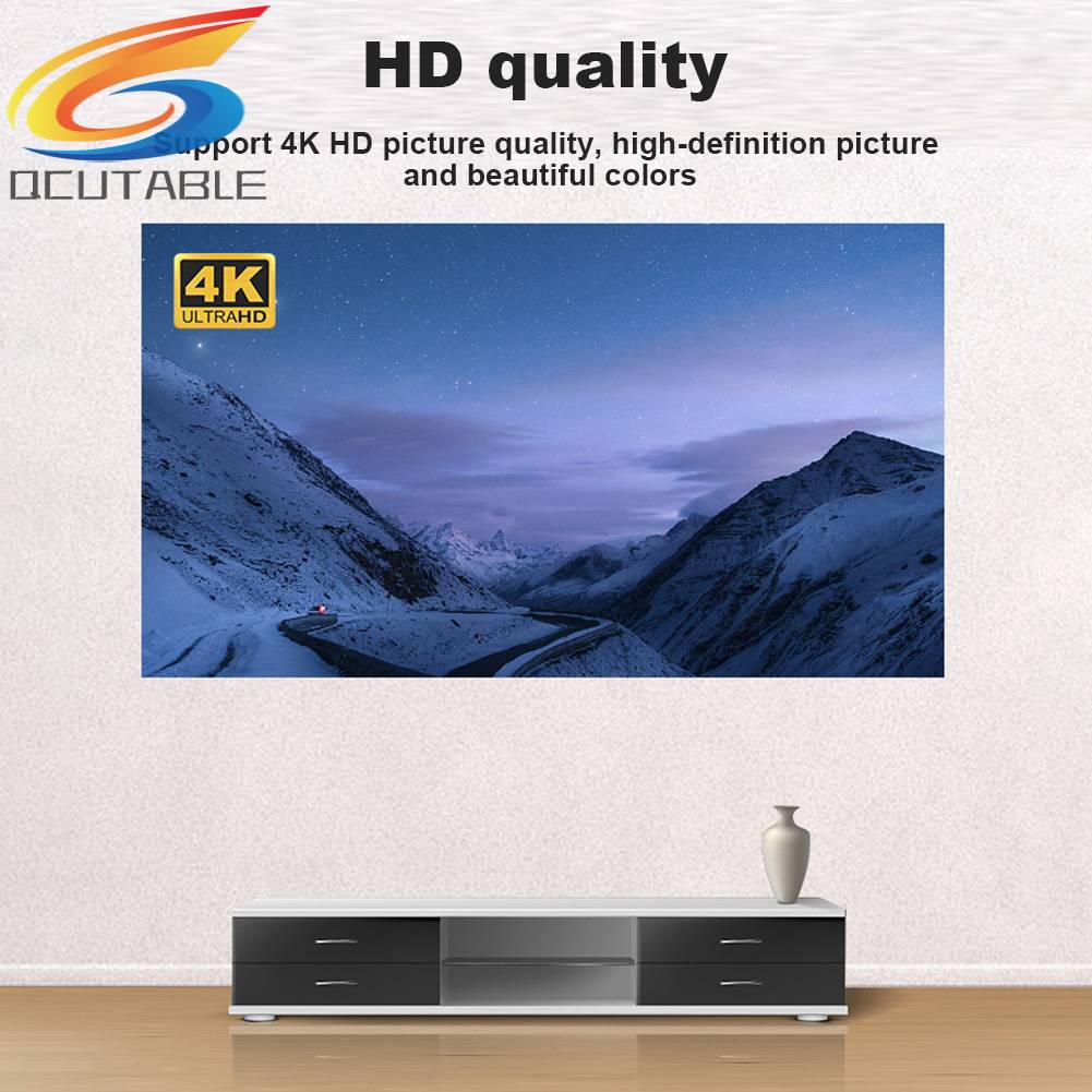 Màn Hình Máy Chiếu 4k HD 16 / 9 Có Thể Gấp Gọn Tiện Dụng