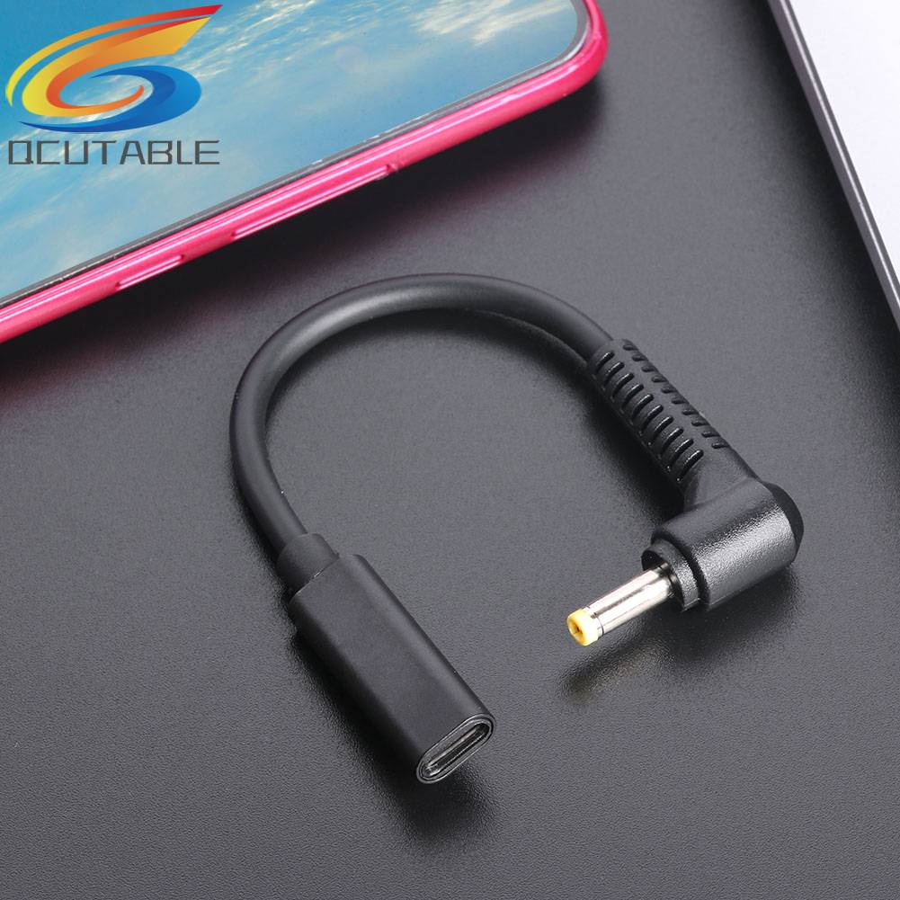 Bộ KếT NốI DC Sang PD USB C 90 Độ Cho Laptop