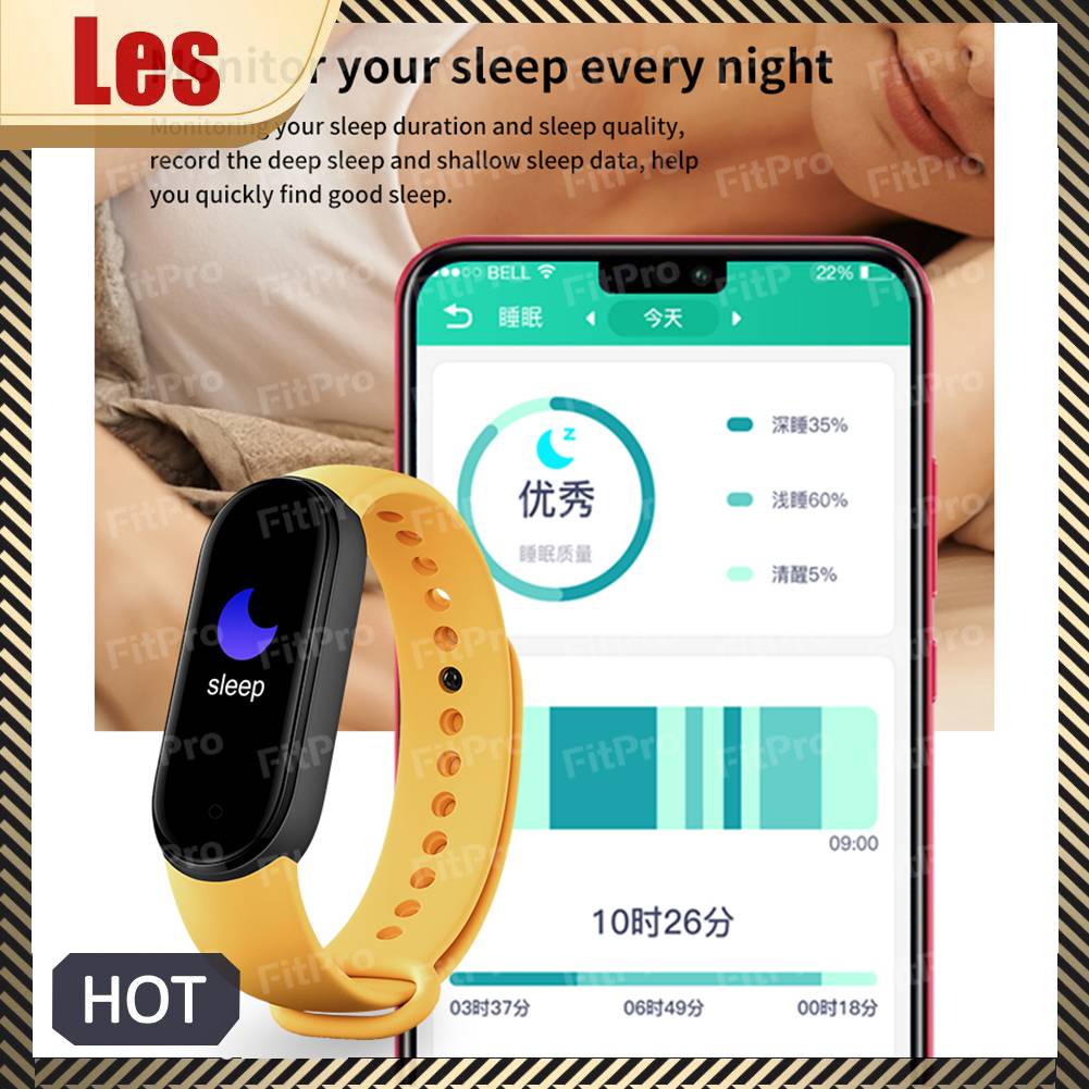 Đồng Hồ Thông Minh Đa Năng Theo Dõi Tình Trạng Sức Khỏe M6