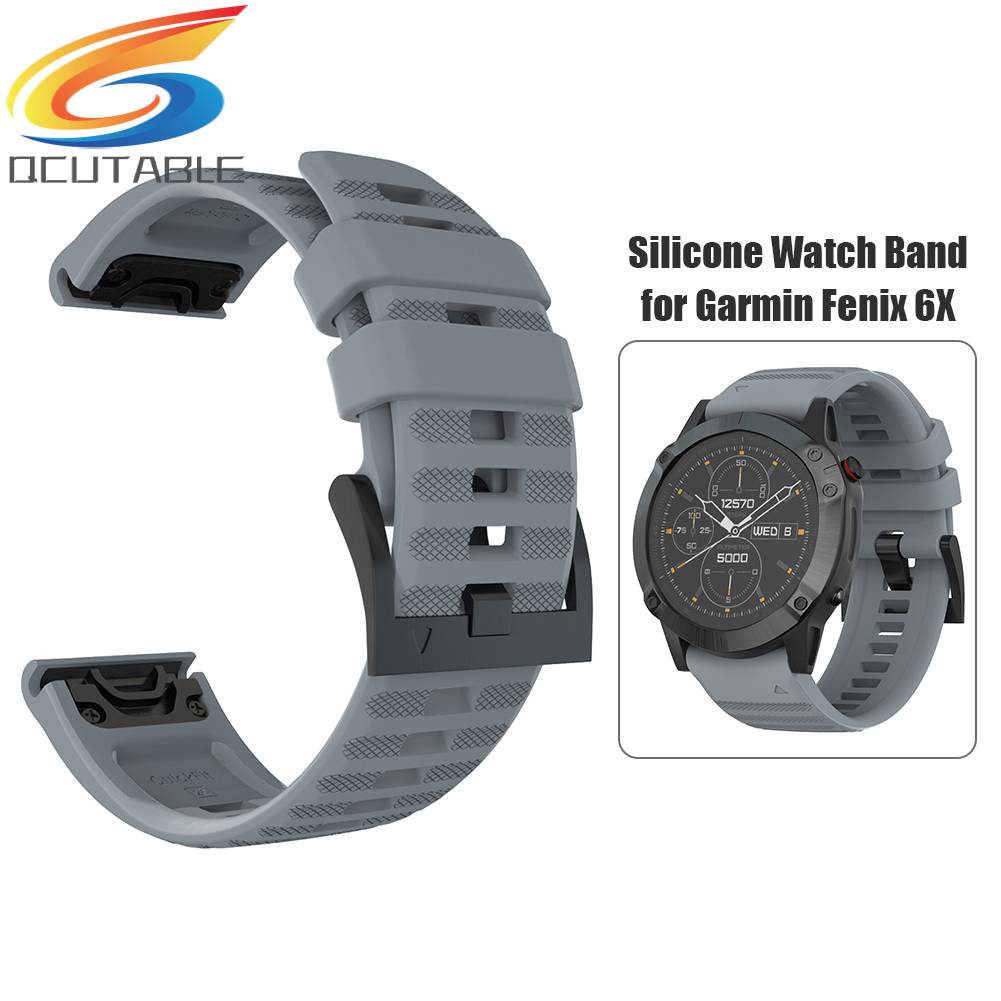 Dây Đeo Silicone 26mm Cho Garmin Fenix 6X