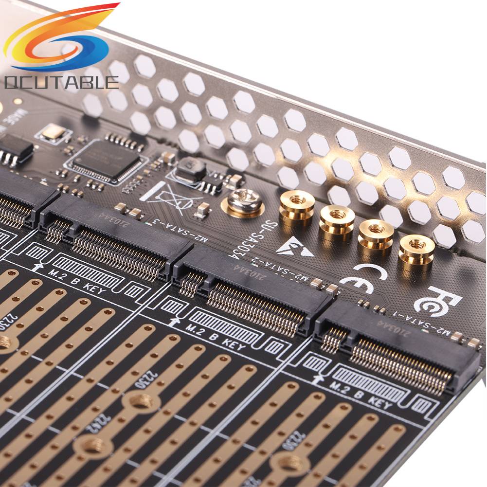 Card Chuyển Đổi SA3034M NVME M.2 Sang PCI-E 1x Cho M.Key NVME / B-Key SATA