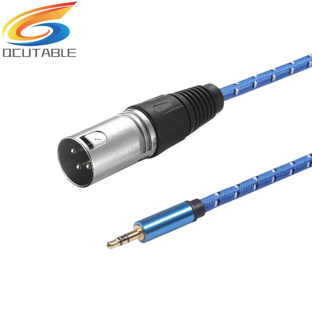 Cáp Âm Thanh Bện Dây Dài 3m / 9.8ft 3.5mm TRS Sang XLR 3Pin
