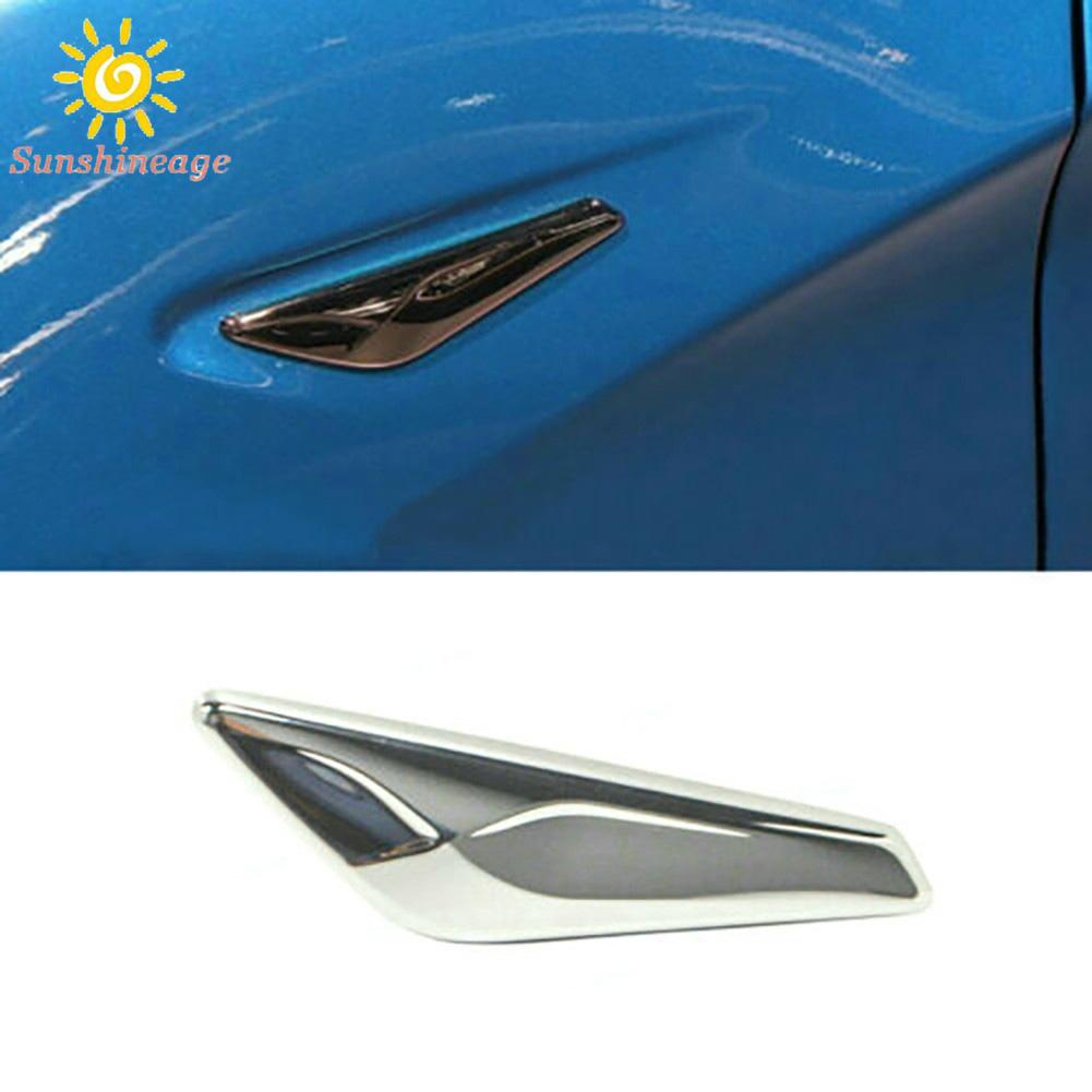 FENDER Tấm Chắn Bùn Trái Và Phải Bằng ABS Màu Chrome Chất Lượng Cao Cho Xe Hơi