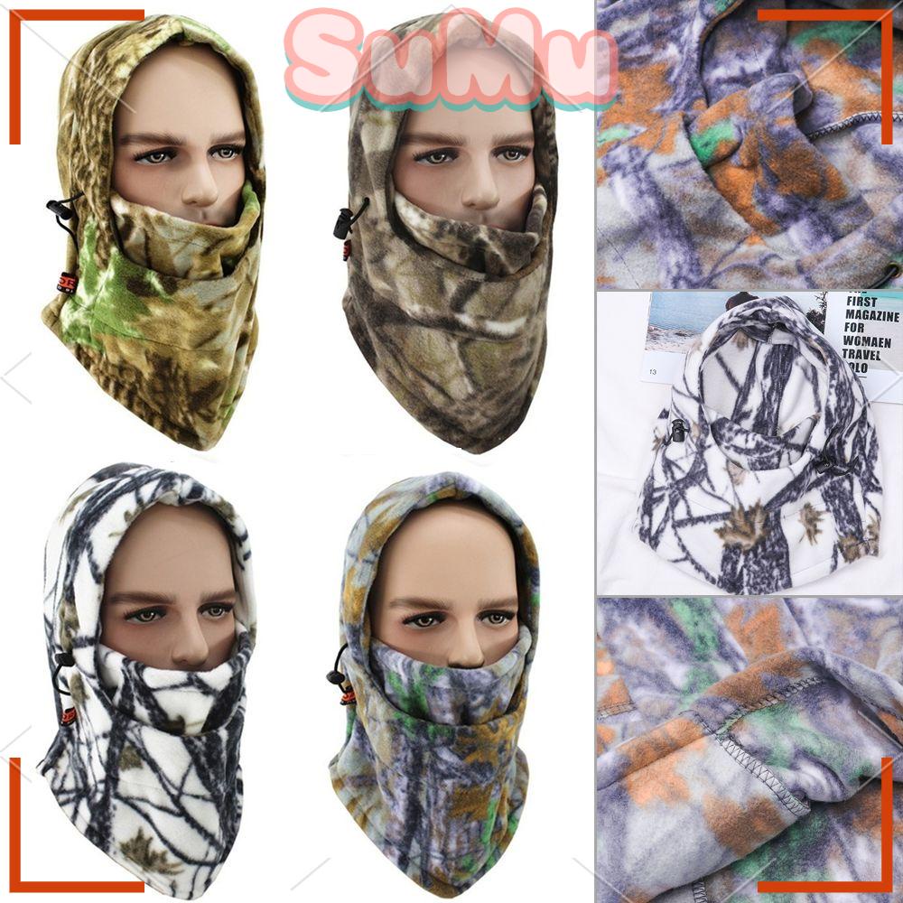 SUMU Mũ Trùm Đầu Họa Tiết Rằn Ri Thoáng Khí Thời Trang