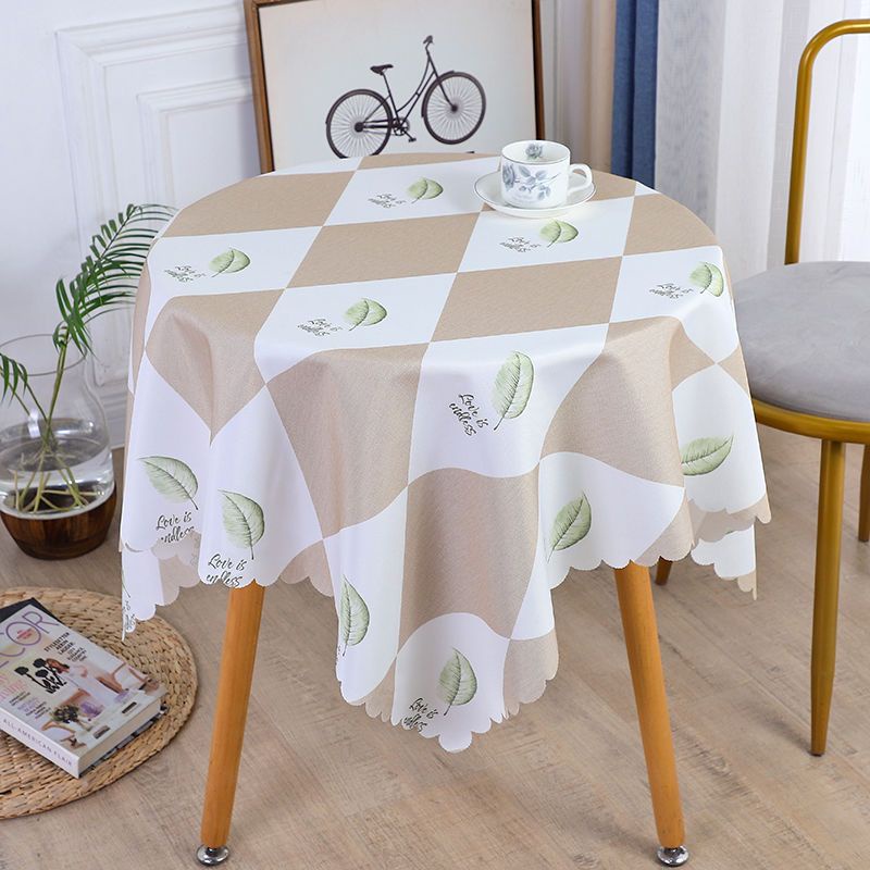 Khăn Trải Bàn Hình Vuông / Tròn / Chữ Nhật Trang Trí Phòng Khách