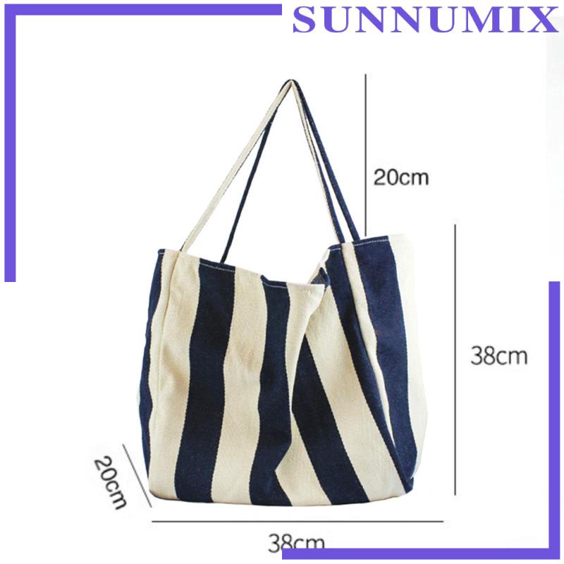 Túi Tote Vải Canvas Cỡ Lớn Thiết Kế Đơn Giản Thời Trang Đi Mua Sắm Hàng Ngày