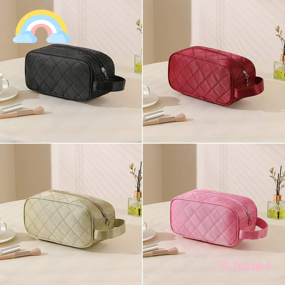 JUNE Túi Đựng Đồ Trang Điểm Đa Năng Chống Thấm Nước Tiện Dụng Khi Đi Du Lịch Dành Cho Nữ