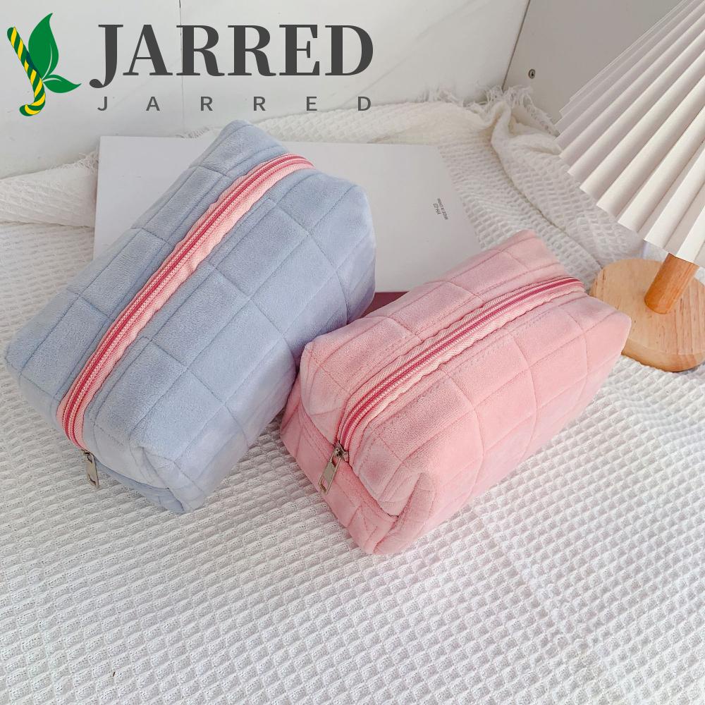 JARRED Túi Đựng Đồ Trang Điểm / Đồ Dùng Học Sinh / Đi Du Lịch Bằng Flannel Ốp