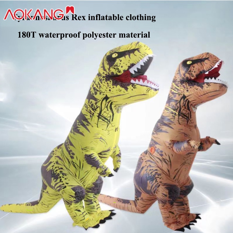 Bộ Đồ Hóa Trang Khủng Long Hoạt Hình Vui Nhộn Cho Bé