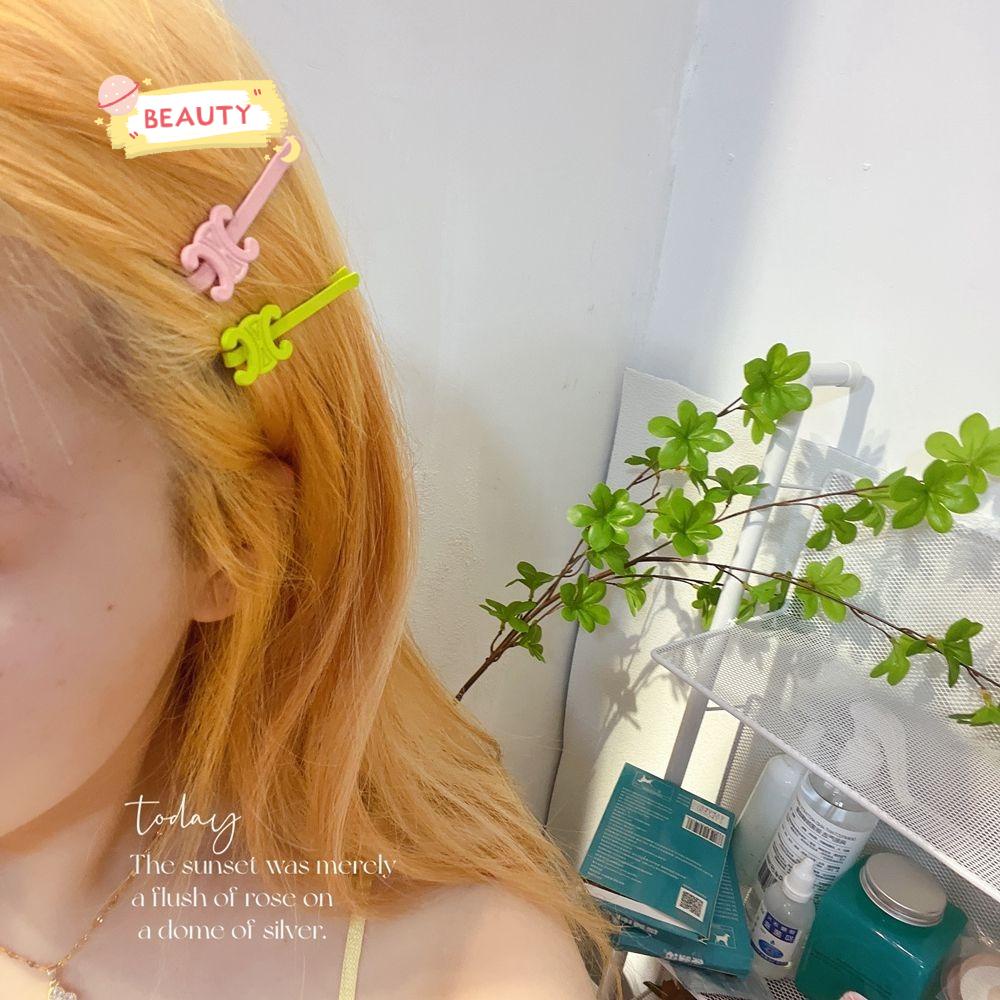 BEAUTY Kẹp Tóc Màu Kẹo Ngọt Ngào Dễ Thương Cho Bé Gái