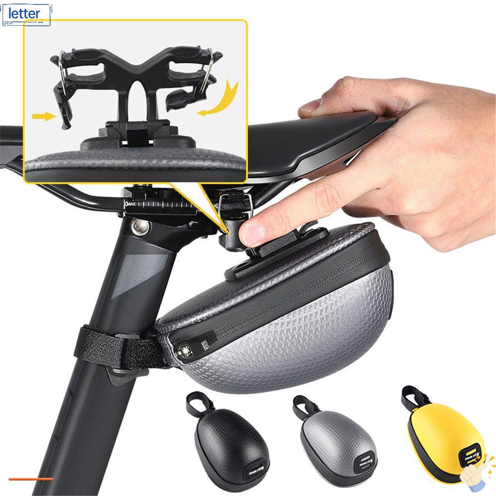 LET Túi Đựng Đồ Cứng Chống Thấm Nước Gắn Yên Xe Đạp Tiện Dụng