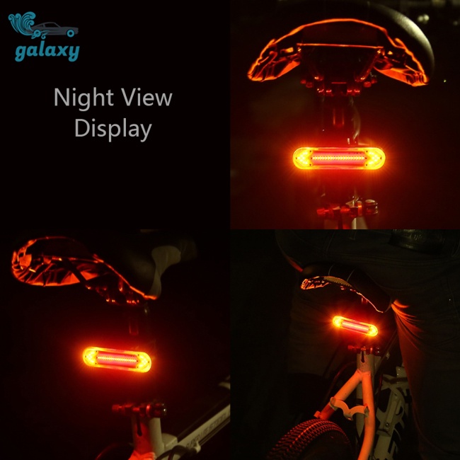 Galaxy Đèn Led Tín Hiệu Gắn Đuôi Xe Đạp Leo Núi Kèm Điều Khiển Từ Xa
