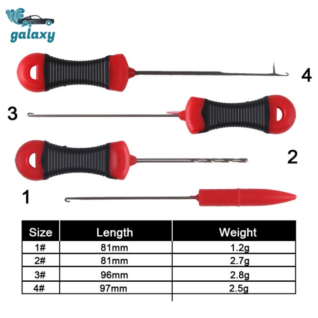 Galaxy Set 1 / 4 Kim Câu Cá Bằng Thép Không Gỉ