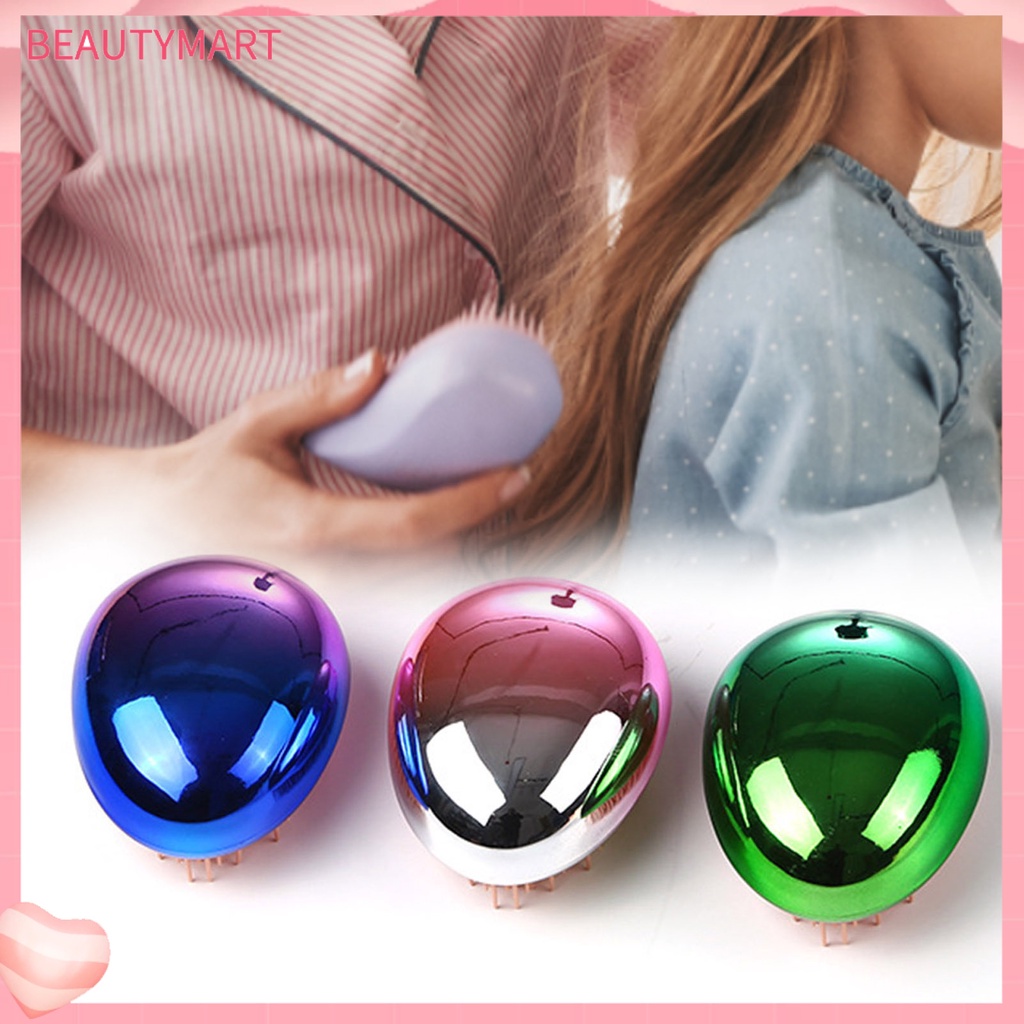 Lược Chải Thẳng Tóc Bằng Nhựa Chống Mòn Chống Thắt Nút Màu Sắc Gradient Dành Cho Trẻ Em