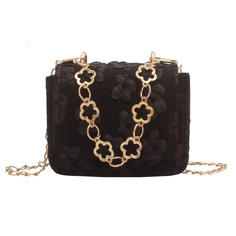 MOUSSON Túi Đeo Chéo Dây Xích Phong Cách retro Thời Trang Cho Nữ