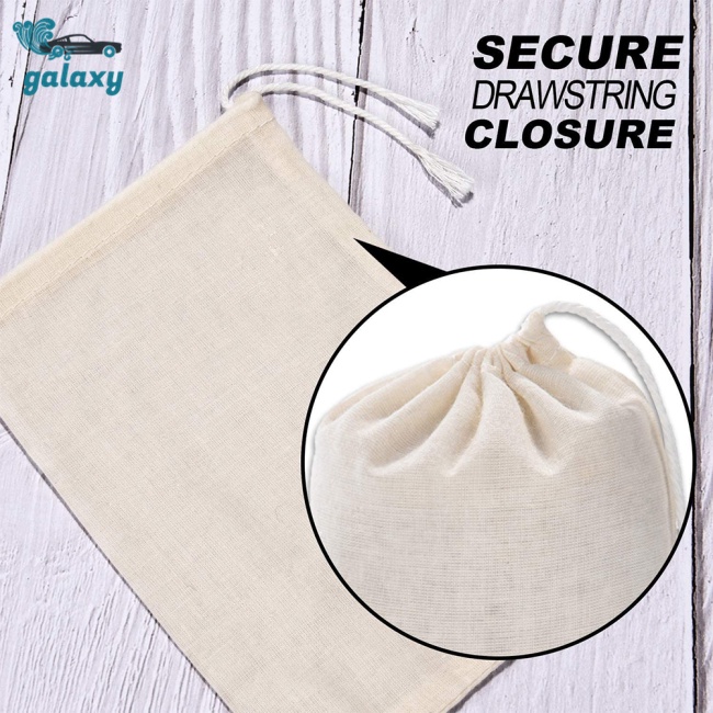 Galaxy Set 50 Túi Dây Rút Cotton Đựng Hạt Cà Phê