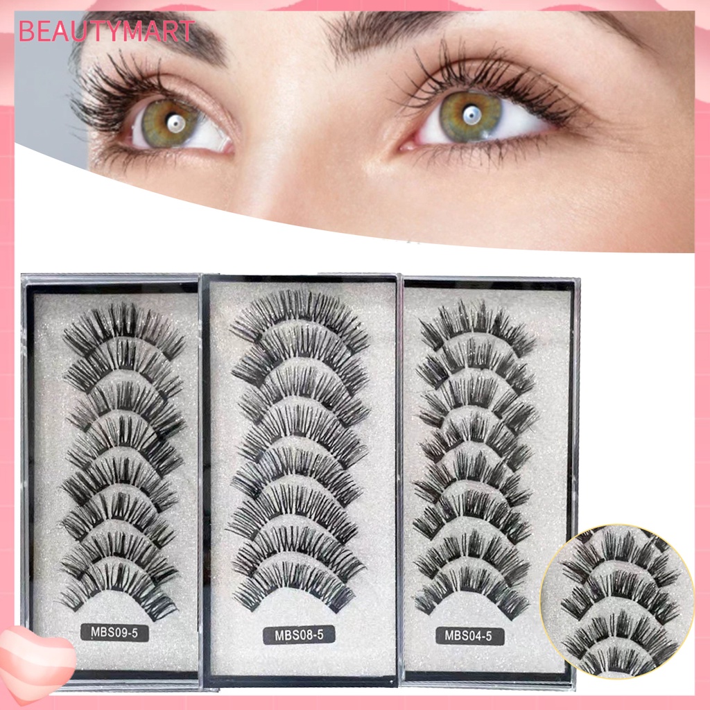 Set 8 Lông Mi Giả Hiệu Ứng 3D Trang Điểm Cho Nữ