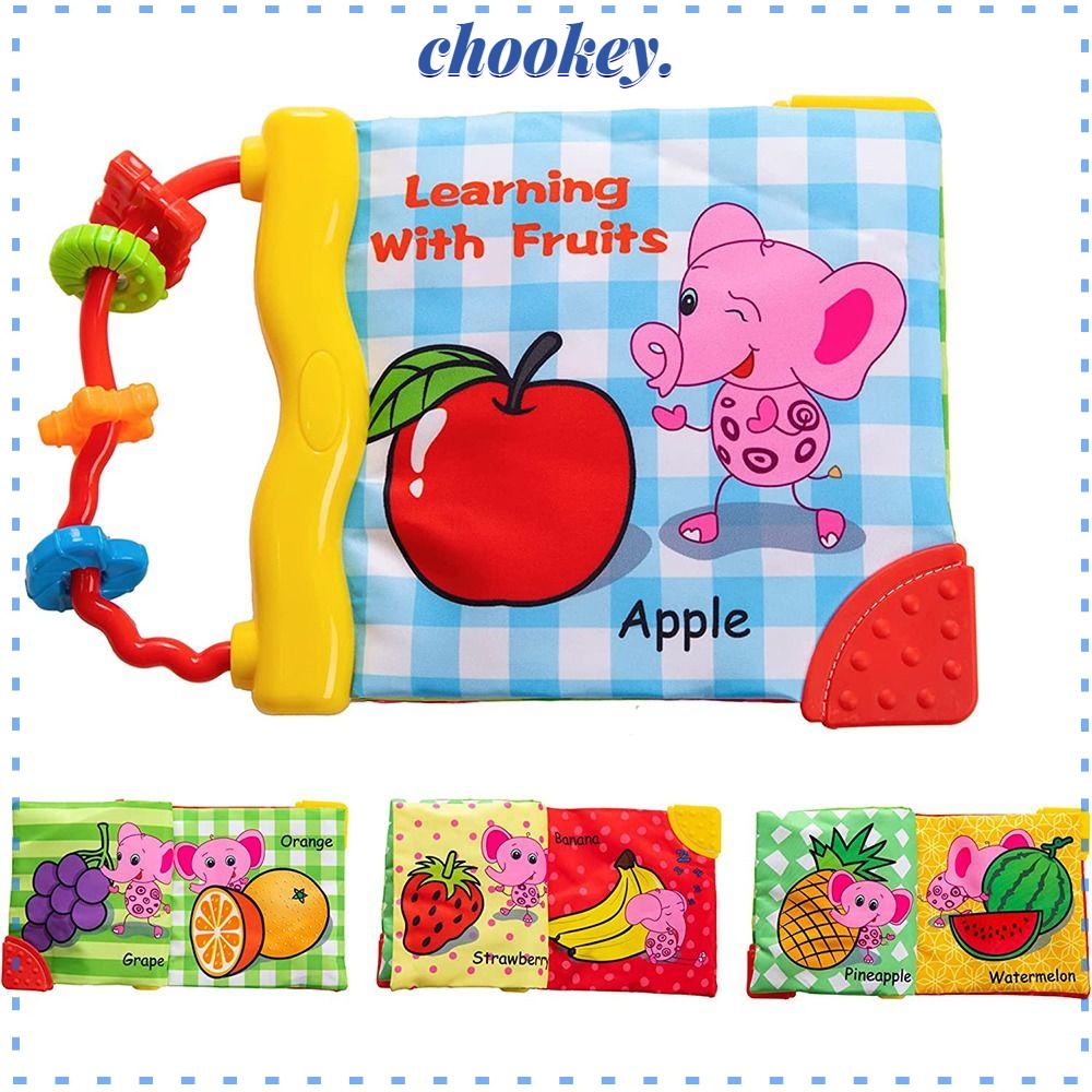 CHOOKEY Sách Cảm Biến Kèm Lục Lạc Đồ Chơi Giáo Dục Cho Bé