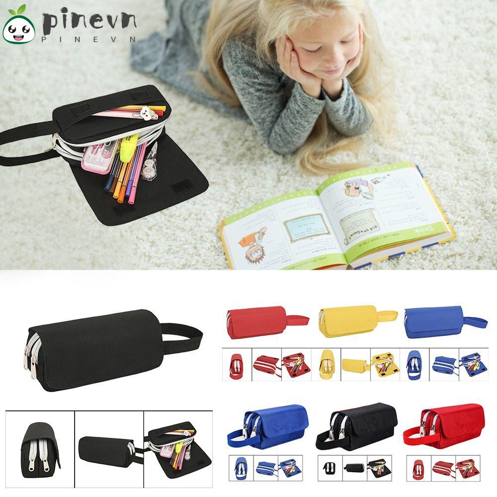 PINEVN Túi Đựng Bút Cỡ Lớn Tiện Dụng Cho Học Sinh Ốp