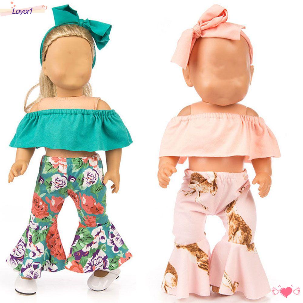 LAYOR1 Quần Áo Thời Trang Xinh Xắn Dành Cho Búp Bê 43cm