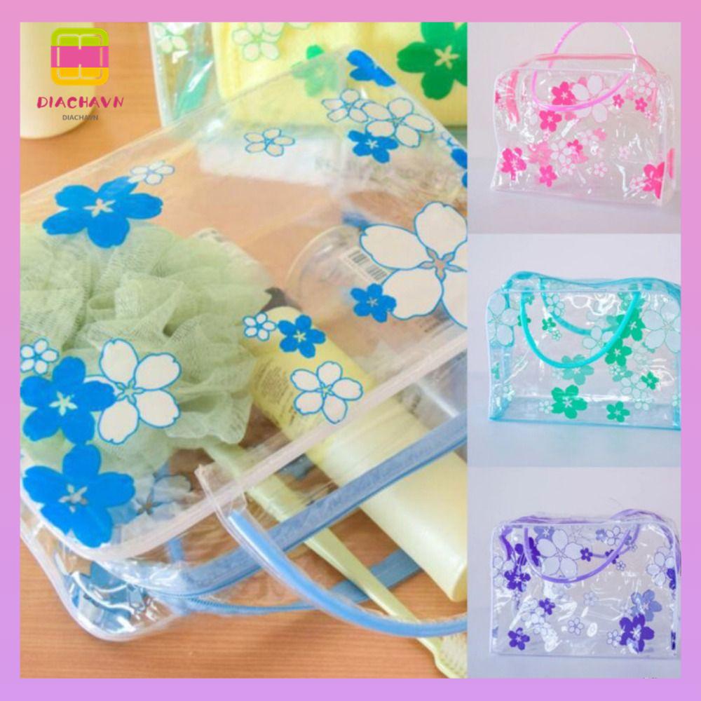 DIACHAVN Túi Đựng Mỹ Phẩm Trong Suốt Chống Thấm Nước