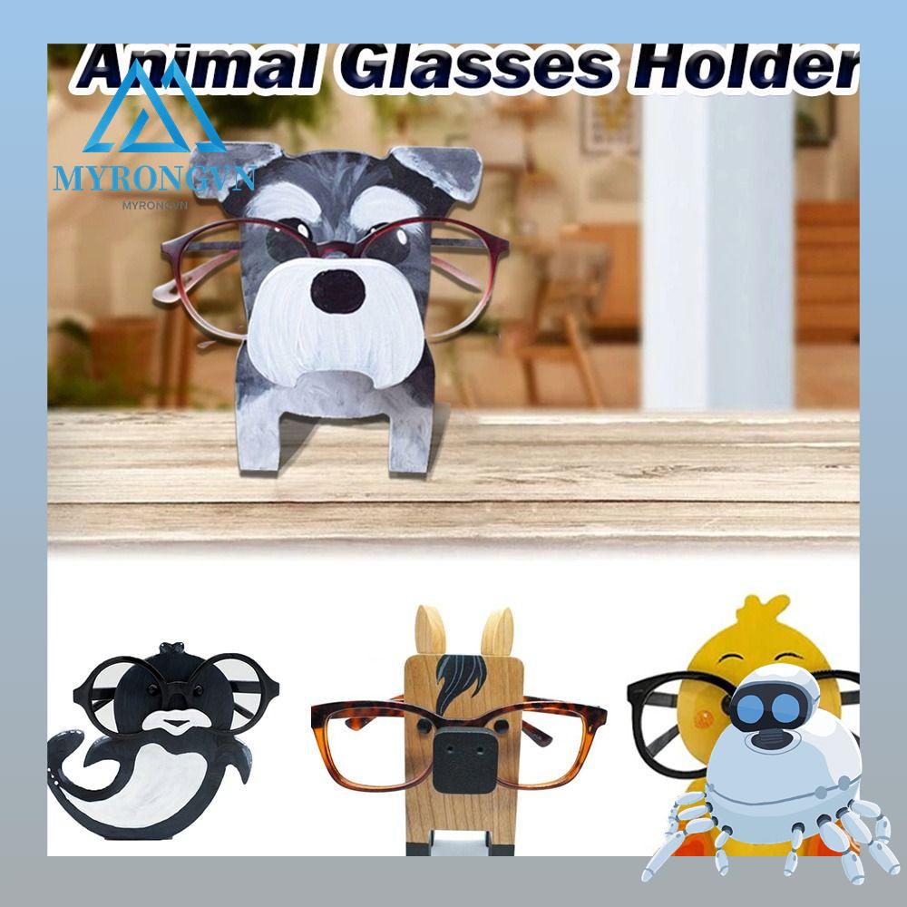 MYRONGVN Giá Đỡ Mắt Kính Chạm Khắc Hình Động Vật Sáng Tạo Trang Trí Lễ Hội