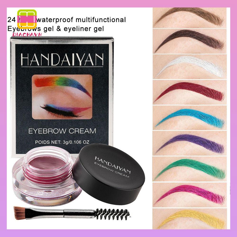DIACHAVN Kem Trang Điểm Lông Mày Đa Năng Nhiều Màu Sắc
