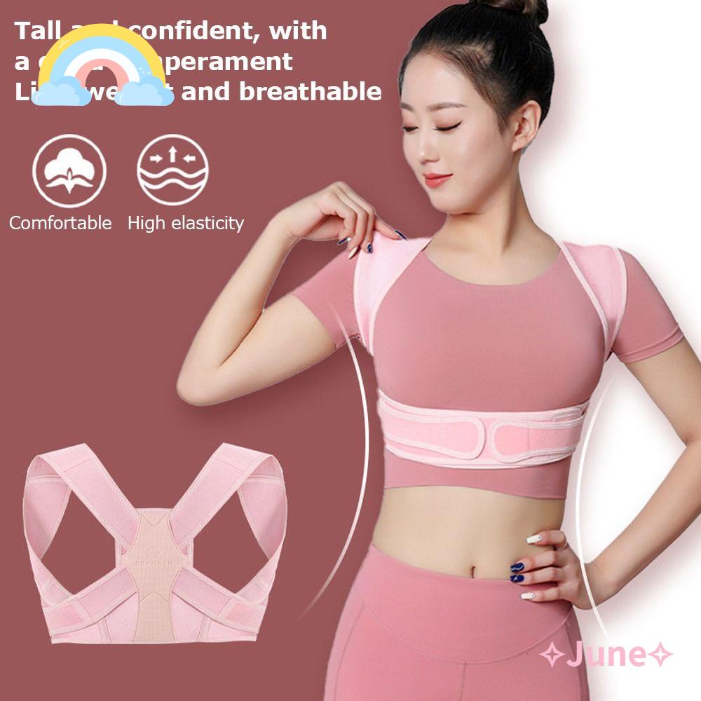 JUNE Đai Đeo Điều Chỉnh Tư Thế Cổ Giảm Đau Thoáng Khí