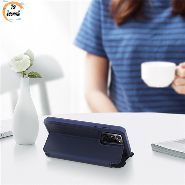 Bao Da Điện Thoại Nắp Lật Chống Sốc Cho Samsung S22ultra 5g / s22plus 5g / s22 5g / s21fe 5g / s21 Ultra 5g / s21 Plus 5g / s21