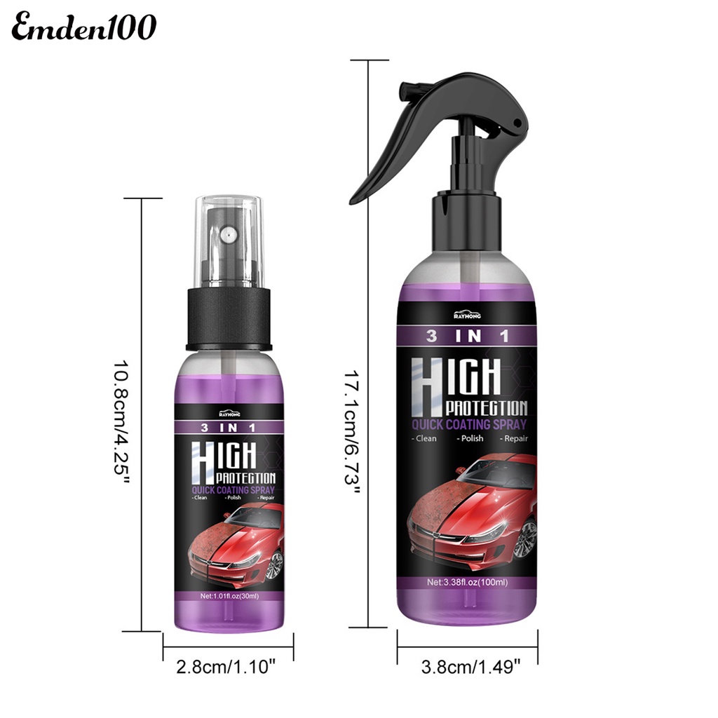Dung Dịch Đánh Bóng Vết Trầy Xe Hơi Chống Bụi Không Gây Đau Nhanh Chóng 30ml / 100ml