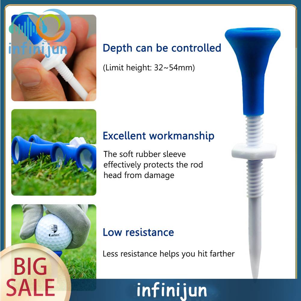 Set 5 Giá Đỡ Bóng Tập Luyện Chiều Cao Điều Chỉnh Được Kích Thước 86mm