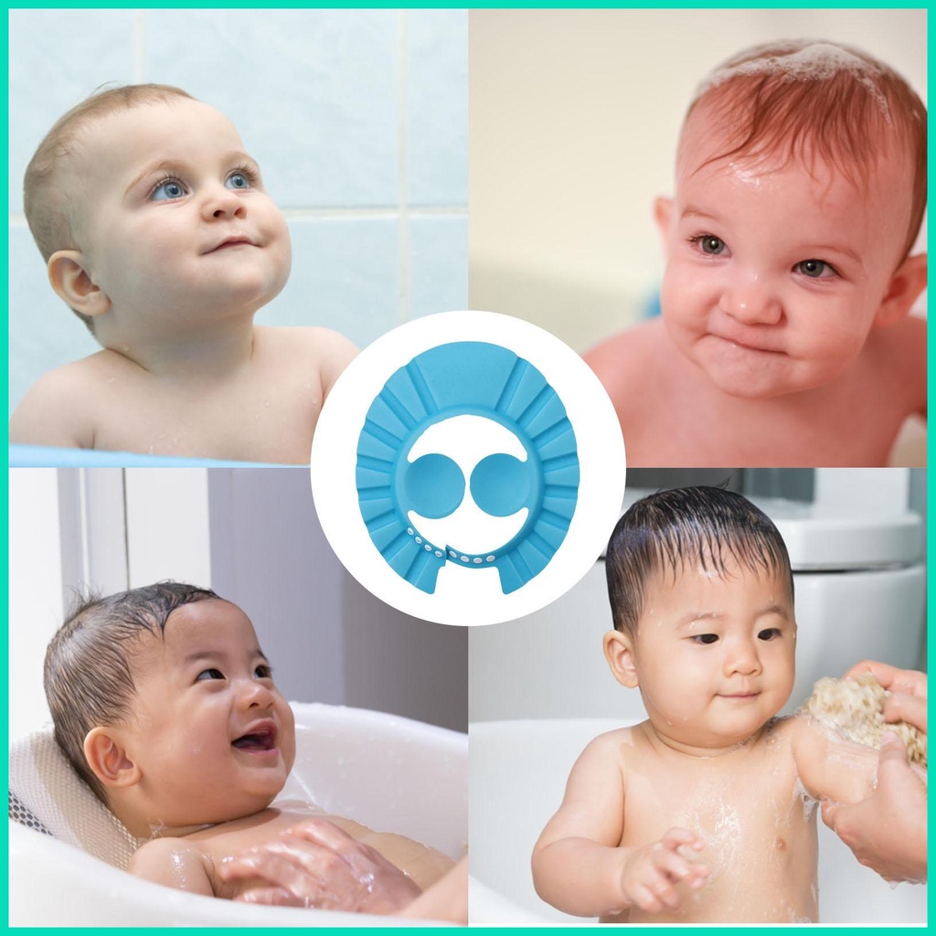 Mũ Chắn Nước Gội Đầu Bằng Silicone Tùy Chỉnh Tiện Dụng Cho Bé