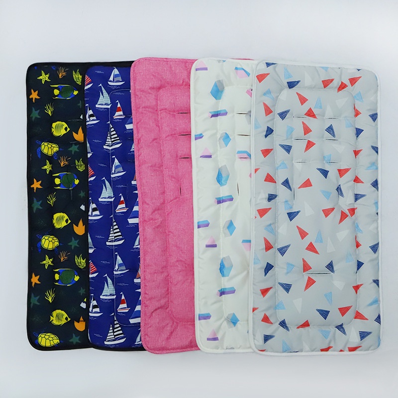 Đệm Lót Xe Đẩy Em Bé Bằng Cotton Giữ Ấm Bốn Mùa