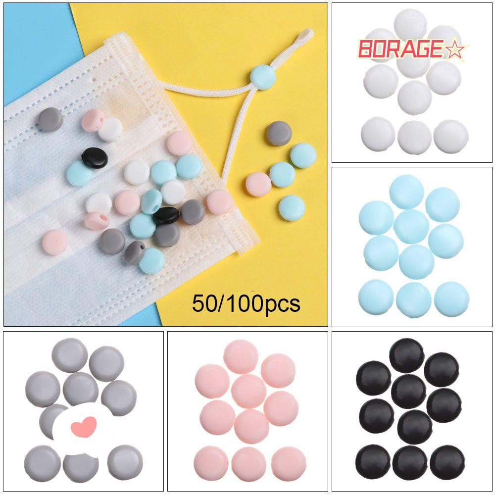 BORAG Set 50 / 100 Phụ Kiện Nút Thắt Dây Tai Nghe