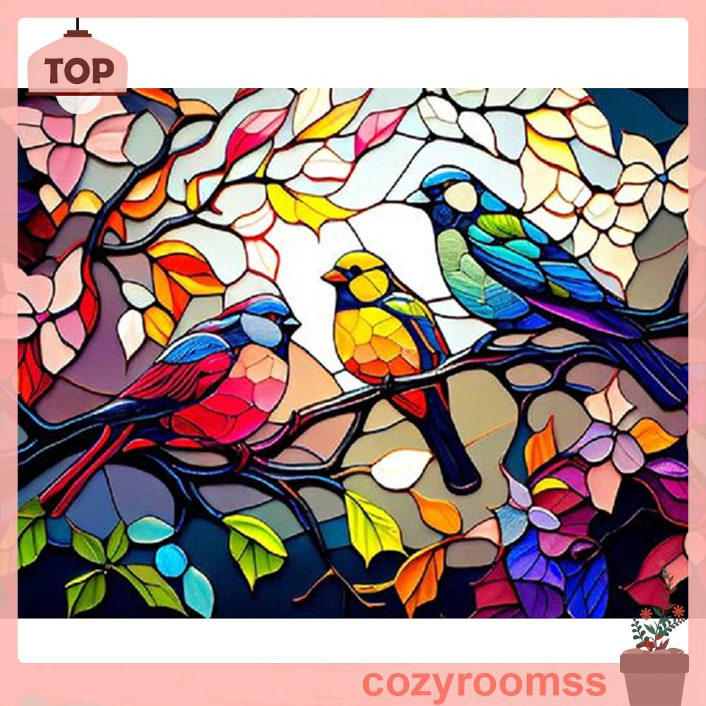 Tranh Đính Đá Kim Cương Toàn Bộ 5D DIY Hình Vẽ Chim