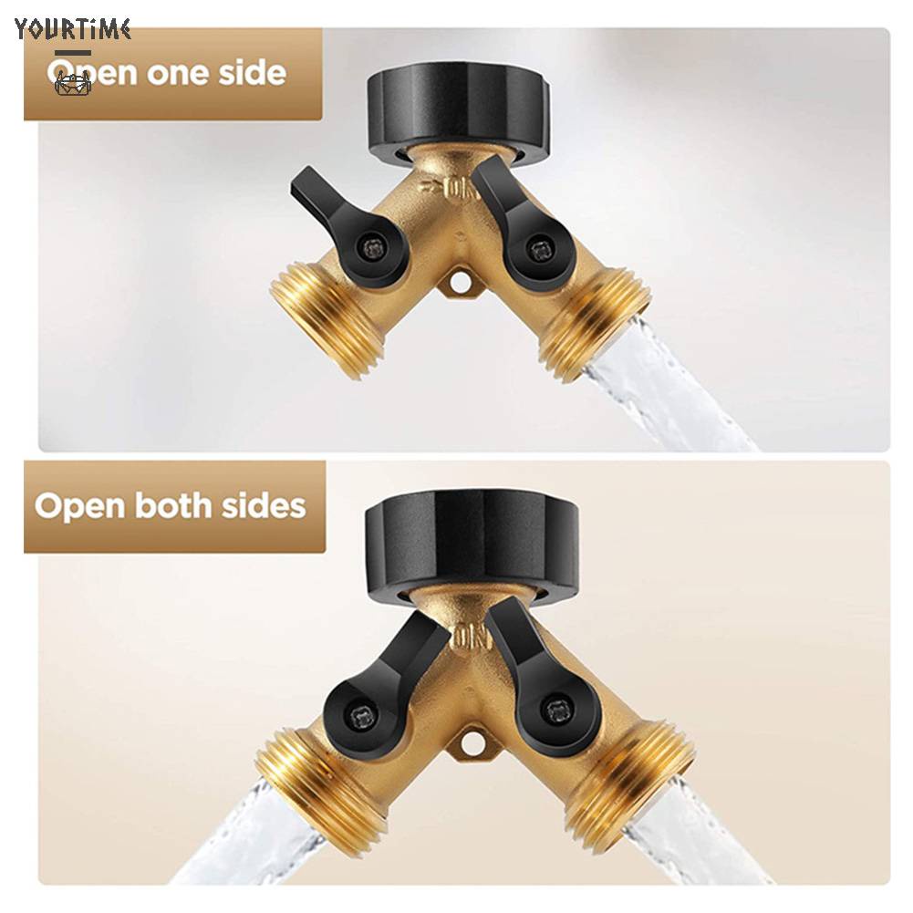 Vòi Nước Chữ Y 2 Chiều 3 / 4 Inch Kèm 2 Vòng Đệm Bằng Đồng Thau Chuyên Dụng Cho
