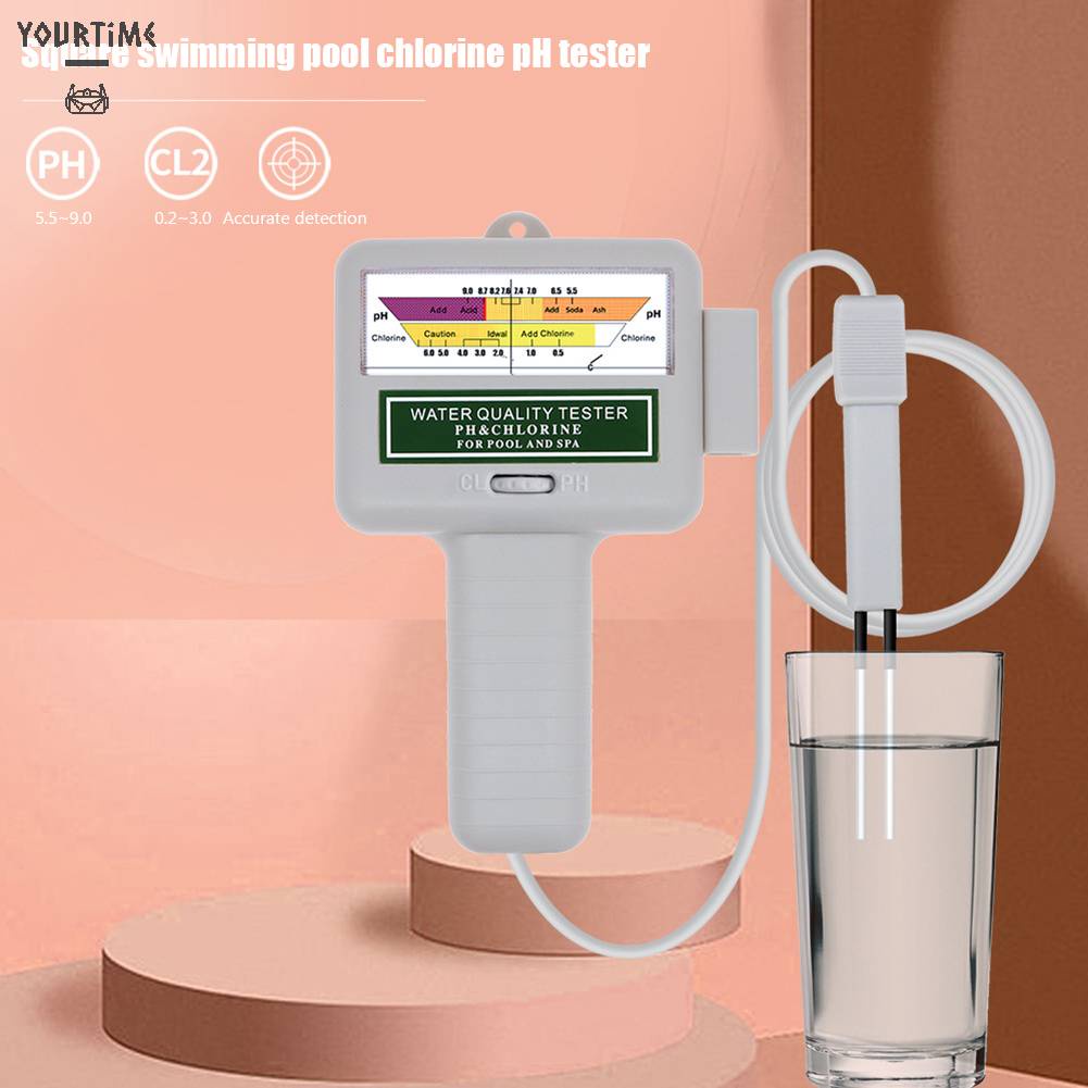 Dụng Cụ Kiểm Tra Độ PH 2 Trong 1 Cho Hồ Bơi