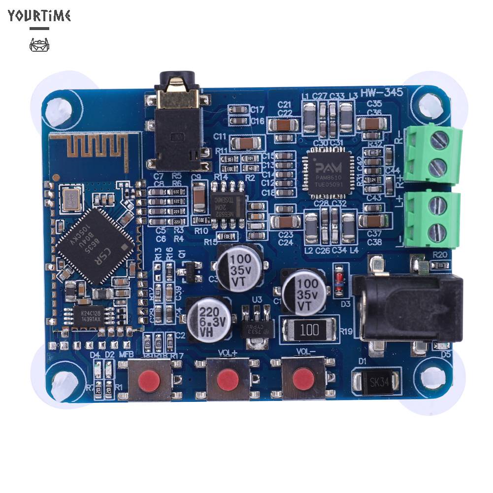 Mô Đun Khuếch Đại Âm Thanh Bluetooth 4.0 DC 12V 2x10W Cho 4-16Ohm