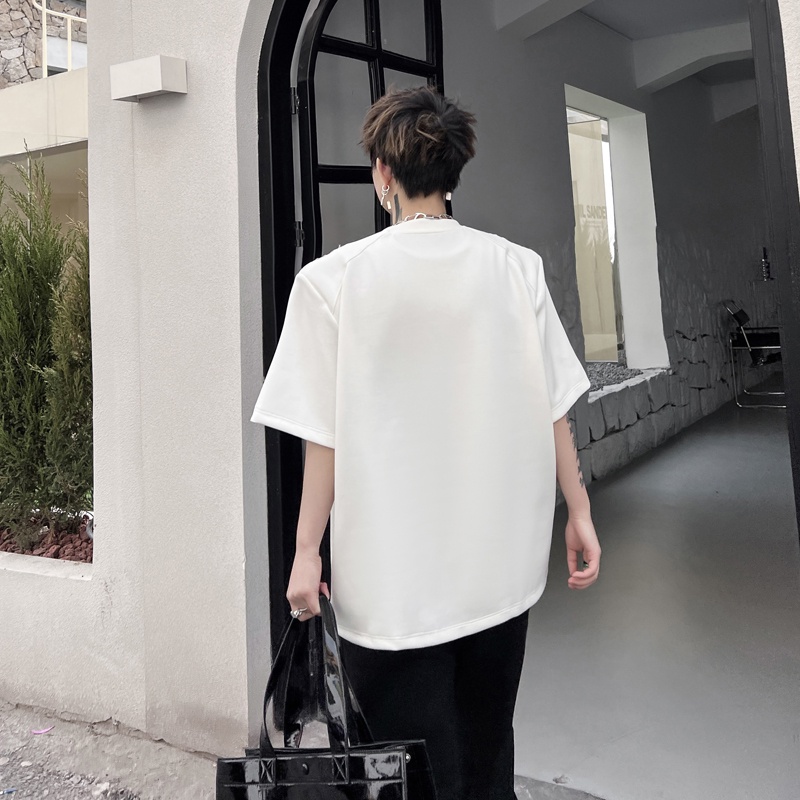 Áo Thun Tay Ngắn In Chữ Thời Trang Mùa Hè Cho Nam