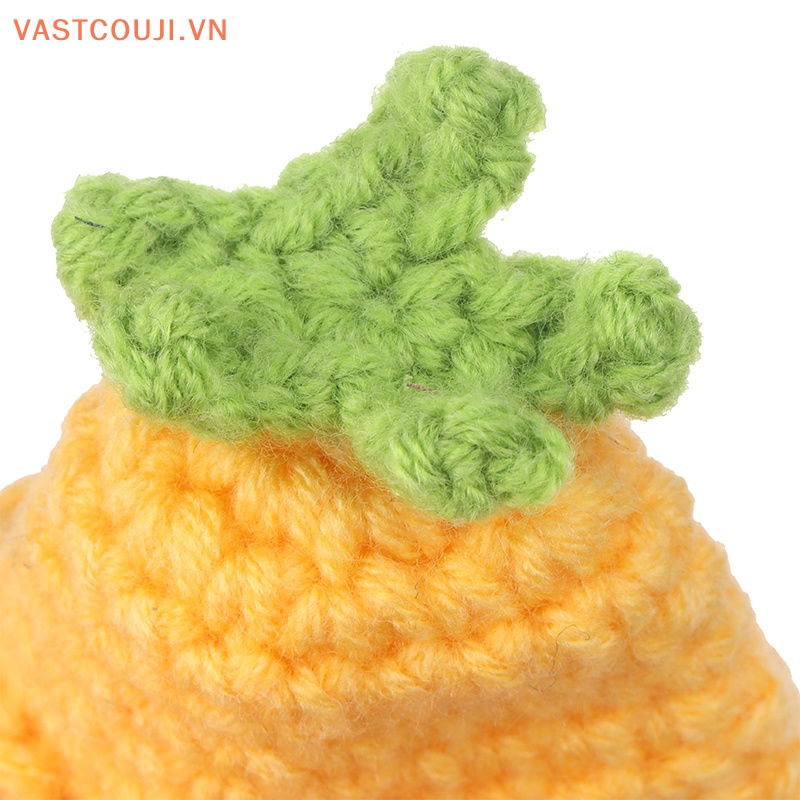 1 Mô Hình Mũ Đan Len Mini Hình Động Vật Dễ Thương Trang Trí Nhà Búp Bê 1: 12