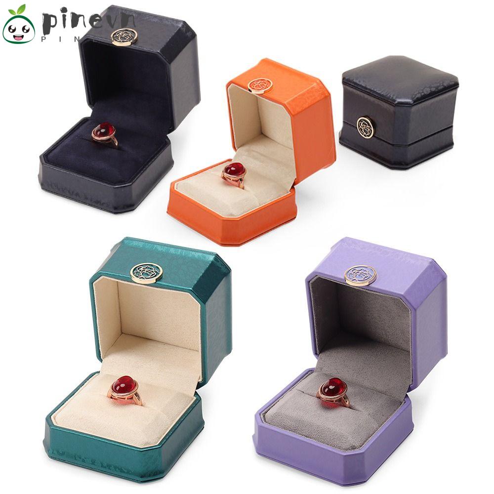 PINEVN Hộp Đựng Trang Sức Hình Bát Giác Thiết Kế Tinh Tế