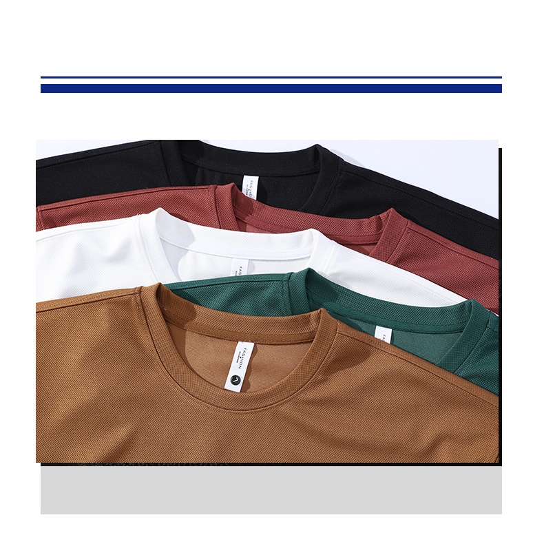 Áo Thun Ngắn Tay Cổ Tròn Lưng Ngắn Cỡ Lớn Xẻ Tà Đơn Giản Thời Trang Mùa Hè Cho Nam