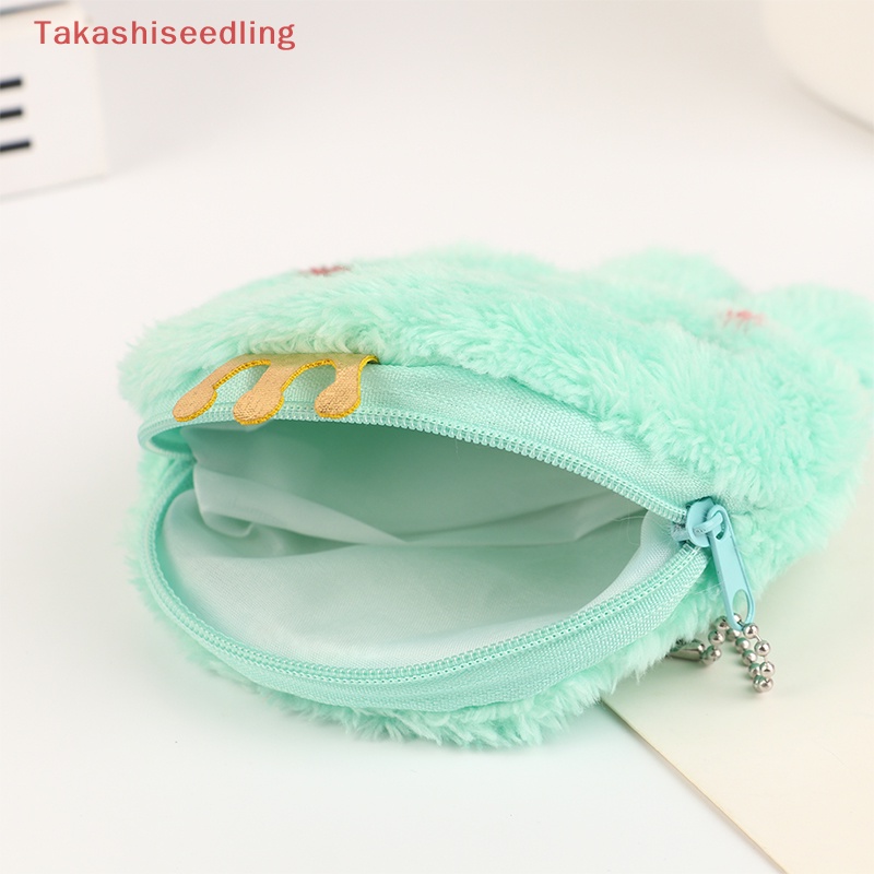 Ví Đựng Tiền Xu Hình Bạch Tuộc Nhồi Bông Mềm Mại Đáng Yêu