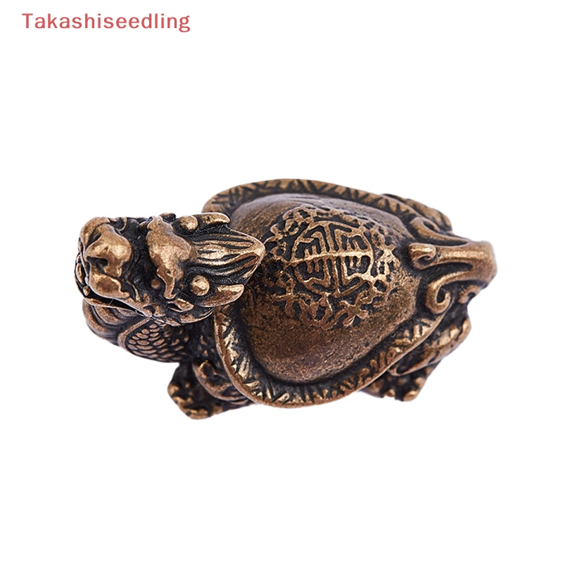 Đồ trang trí Rồng Rùa Bằng Đồng Thau Để Bàn Trang Trí Phong Cách Vintage