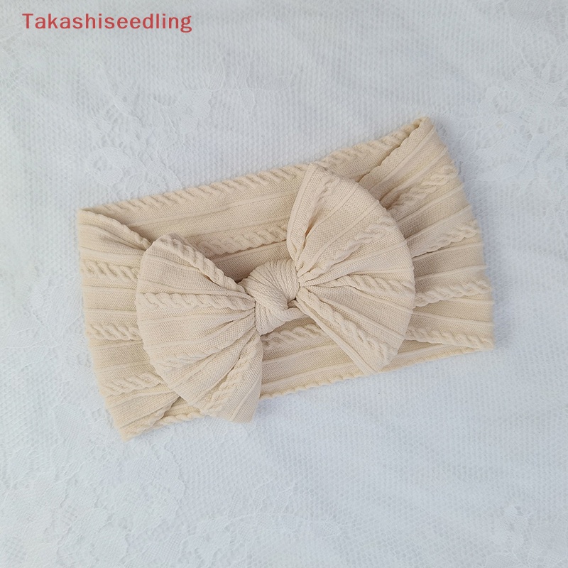 Băng Đô Vải Nylon Mềm Co Giãn Đính Nơ Xinh Xắn Cho Bé Gái Sơ Sinh