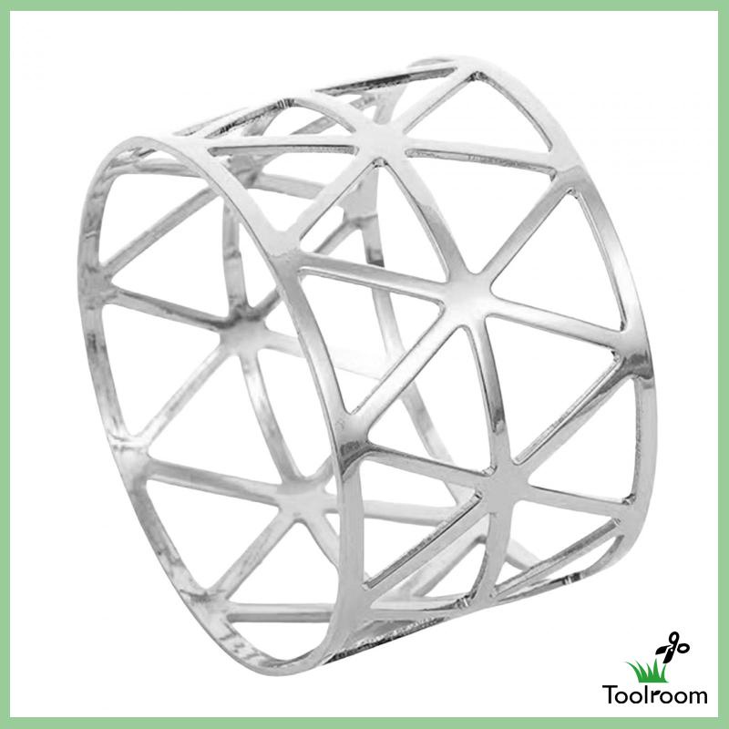 Set 6 Vòng Giữ Khăn Ăn Trang Trí Thời Trang Cho Tiệc Cưới